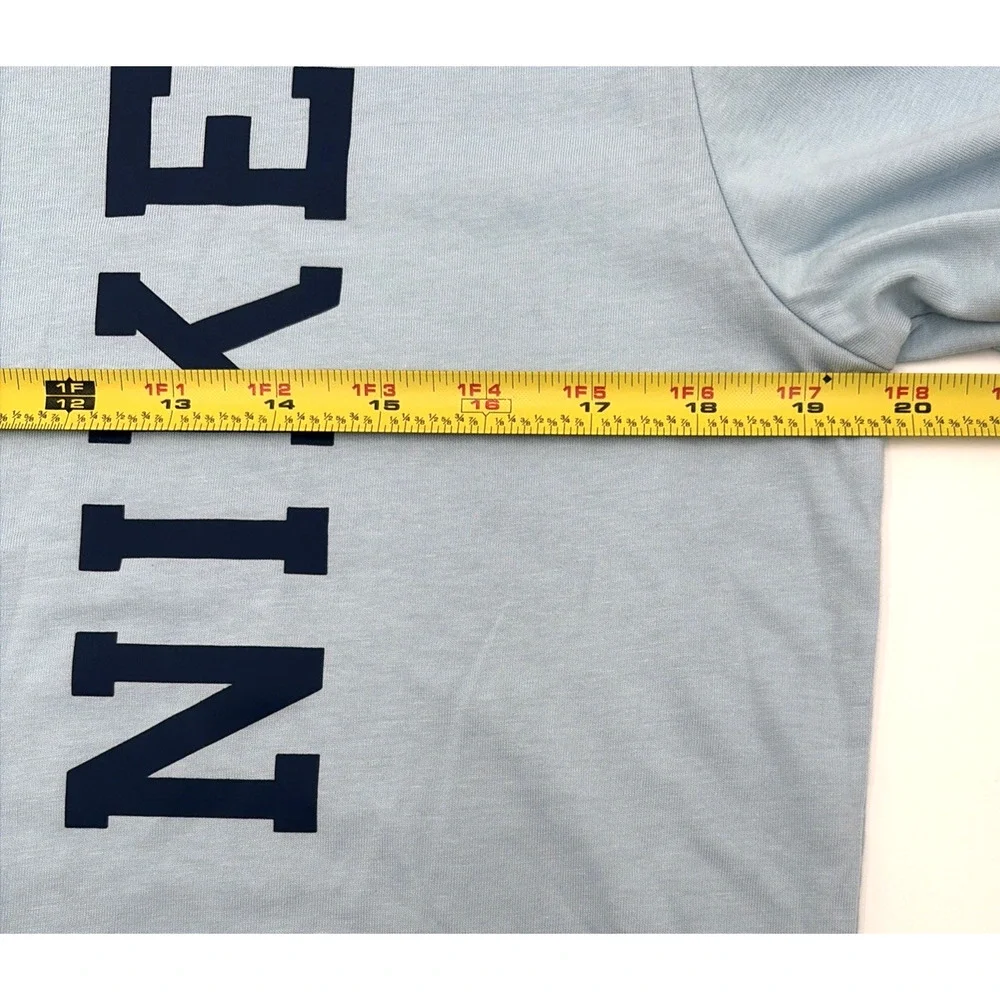 Nike 3Brand T-Shirt Boys XL Blue Sportswear Graphic Swoosh Logo Tee Shirt NEW